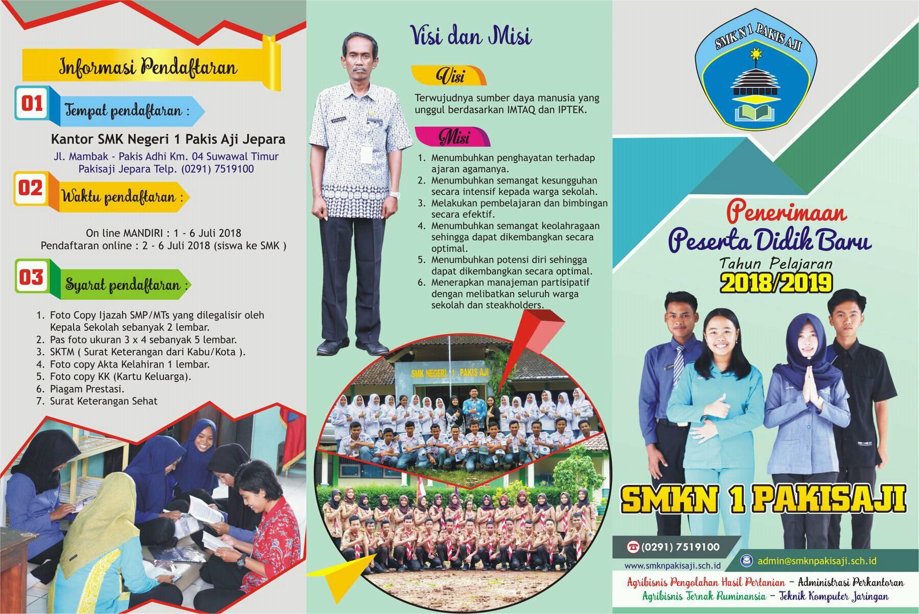 Brosur PPDB SMK Negeri 1 Pakis Aji