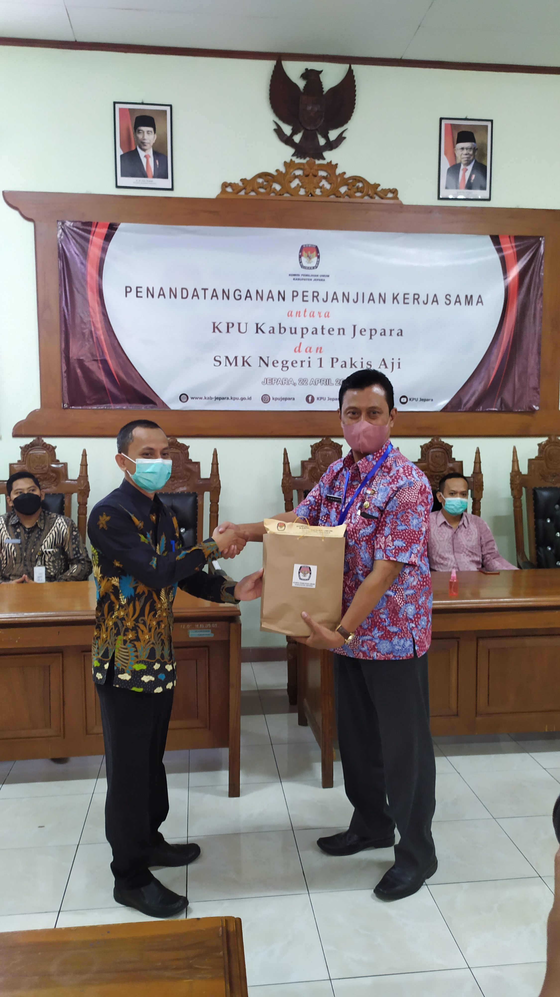 SMK N 1 Pakis Aji Jalin Kerjasama dengan KPU Jepara