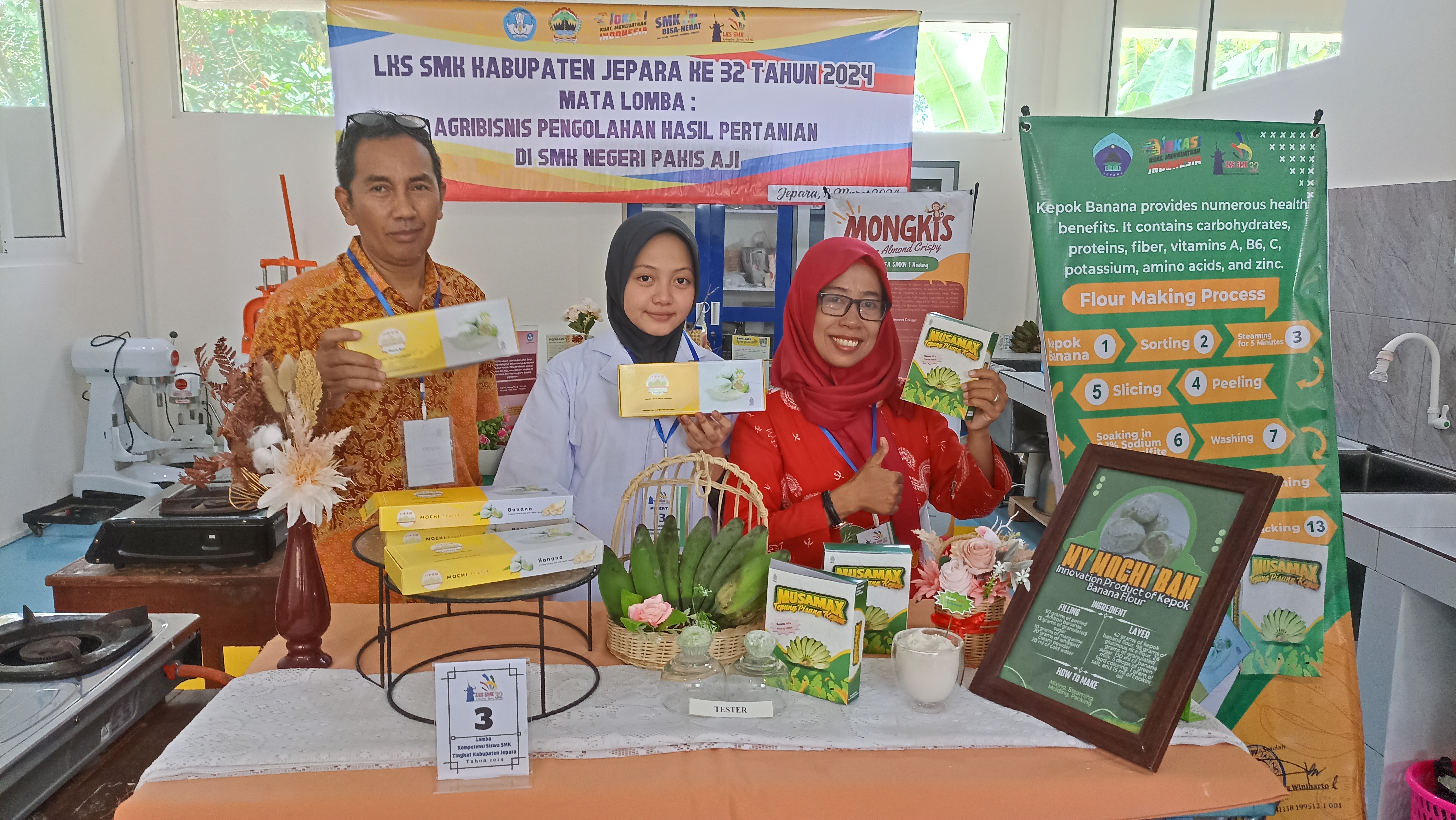 Murid SMK N 1 Pakis Aji Kembali Torehkan Prestasi Juara 1 LKS Pengolahan Pangan Tingkat Kab. Jepara