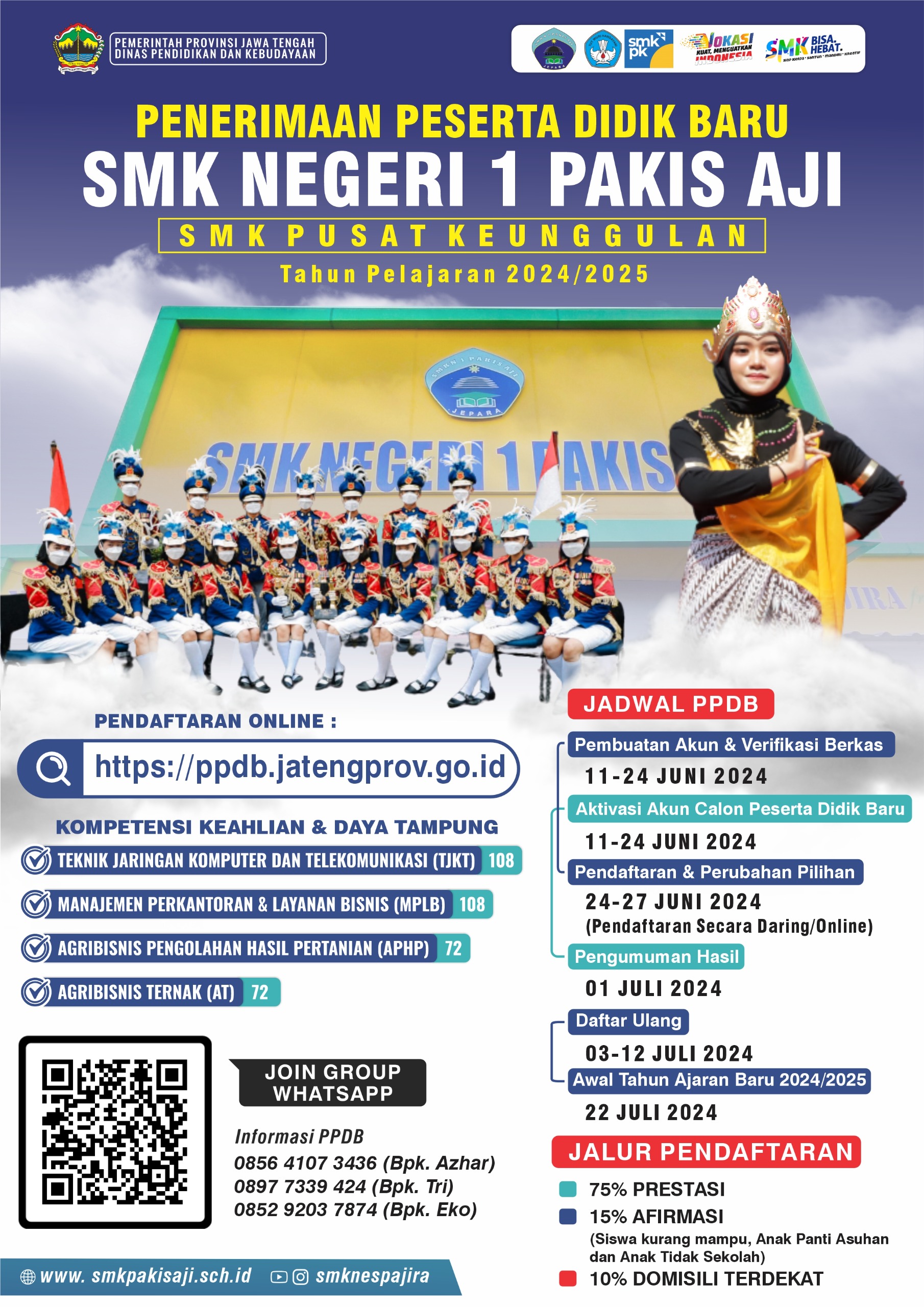 Informasi PPDB beserta Alur PPDB 2024/2025 SMK Negeri 1 Pakis Aji
