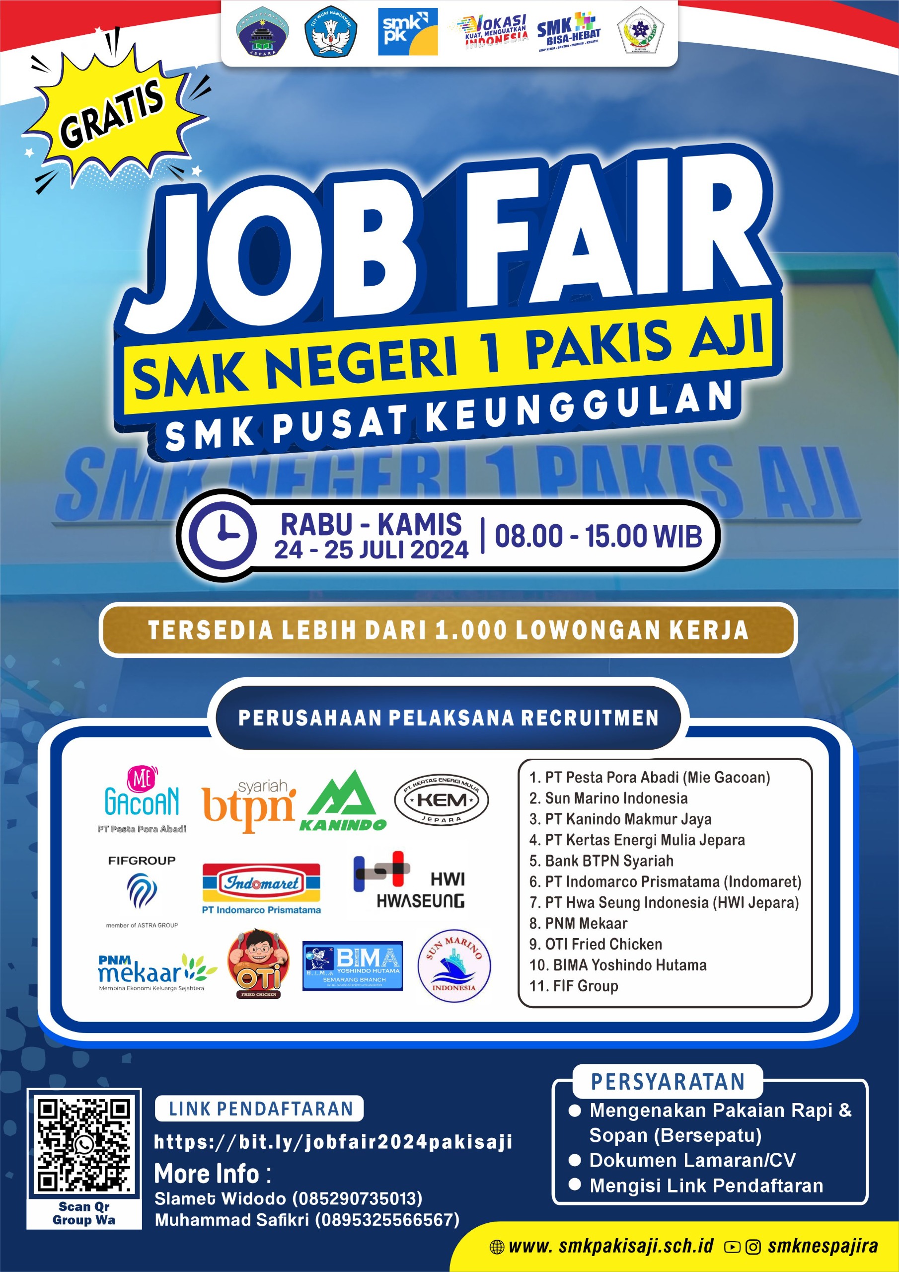 Job Fair SMK Negeri 1 Pakis Aji